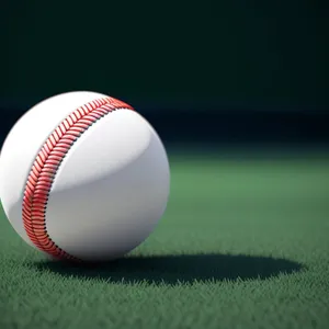 Baseball Equipment Game on Green Grass