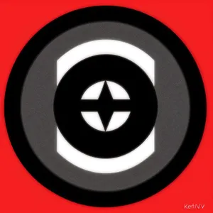 Speedway Circle Icon: Black Round Racetrack Symbol