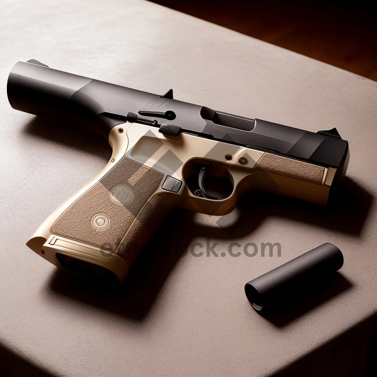 Picture of Powerful Protection: Metal Revolver Gun for Increased Security