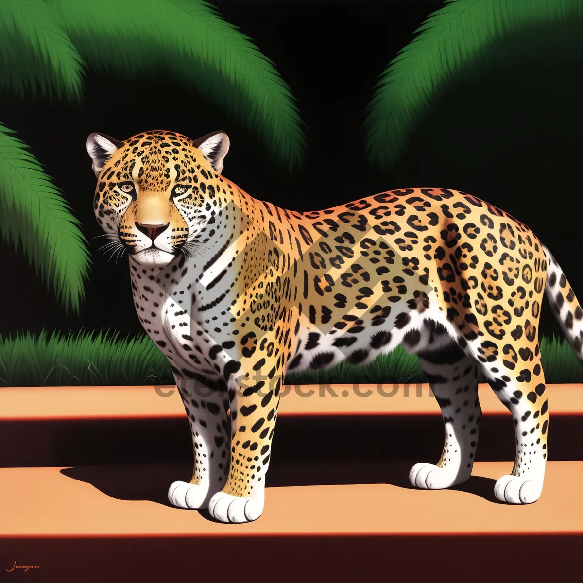 Picture of Majestic Spotted Hunter: Leopard, the King of the Jungle