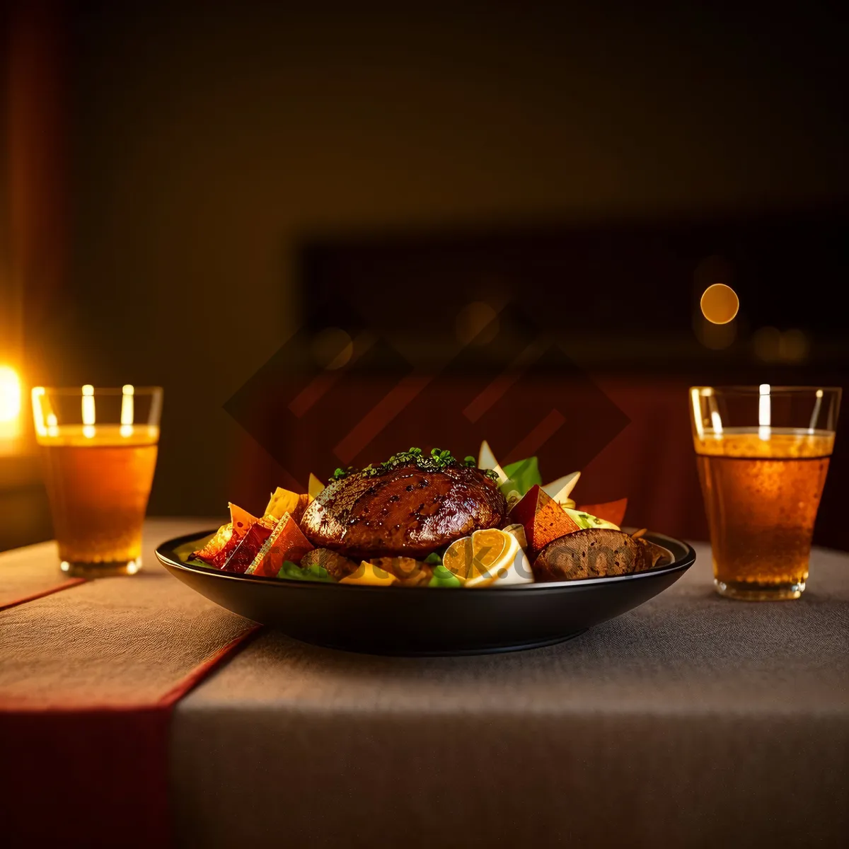 Picture of Candlelit Dinner at a Restaurant