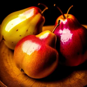 Vibrant Fruits: Apple, Pear, Banana, Nectarine, and Orange