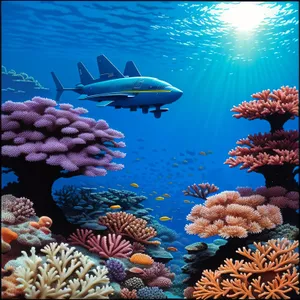 Spectacular Coral Reef Life Underwater