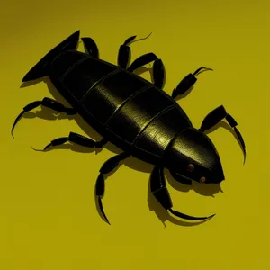 Black Insect Claw - Earwig Arthropod Scorpion