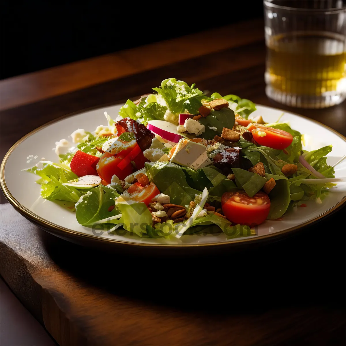 Picture of Fresh and Delicious Gourmet Salad with Vegetables