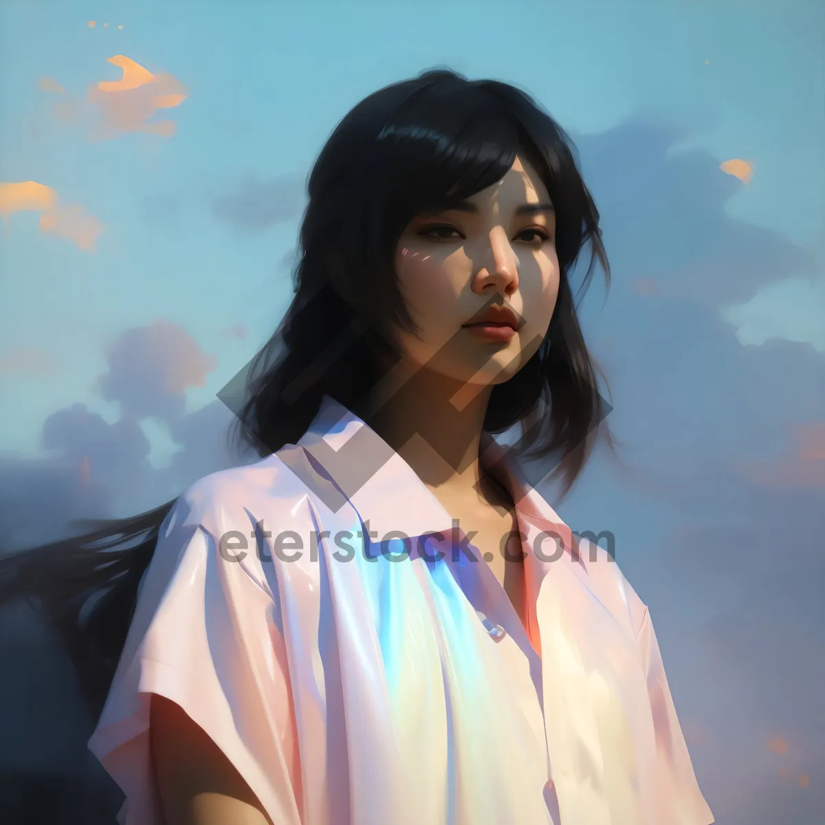 Picture of Portrait of confident smiling female doctor in hospital uniform.