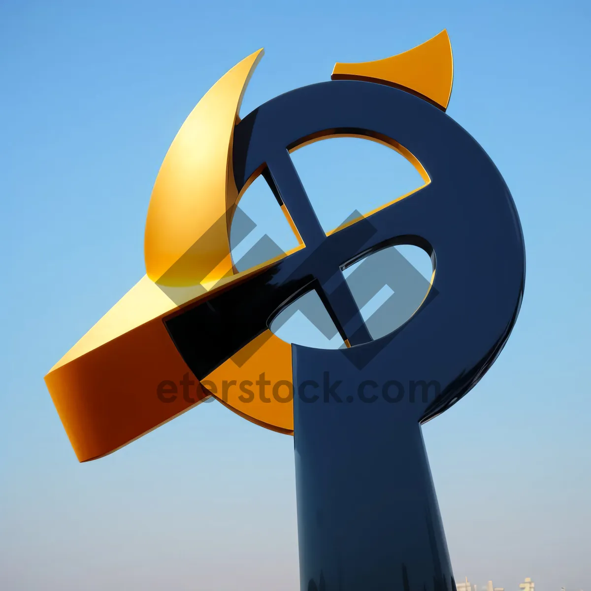 Picture of Symbolic Breeze: 3D Icon Sign