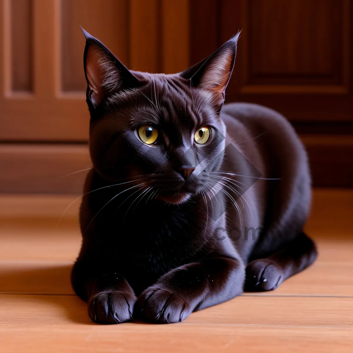 Picture of Adorable Gray Kitty on Windowsill