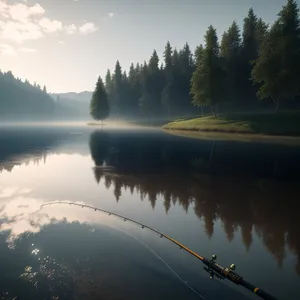 Lakeside Serenity: Majestic Reflections in the Wilderness