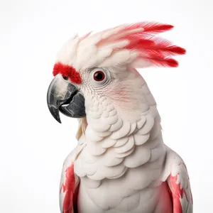 Colorful Macaw Parrot with Bright Yellow Feathers