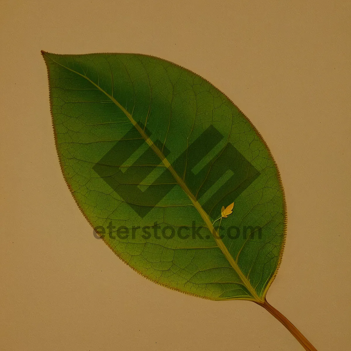 Picture of Summer Foliage: Fresh Leaves of Wild Ginger in a Garden