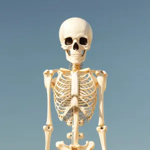 3D Skeleton Figure Illustration - Anatomy of Death