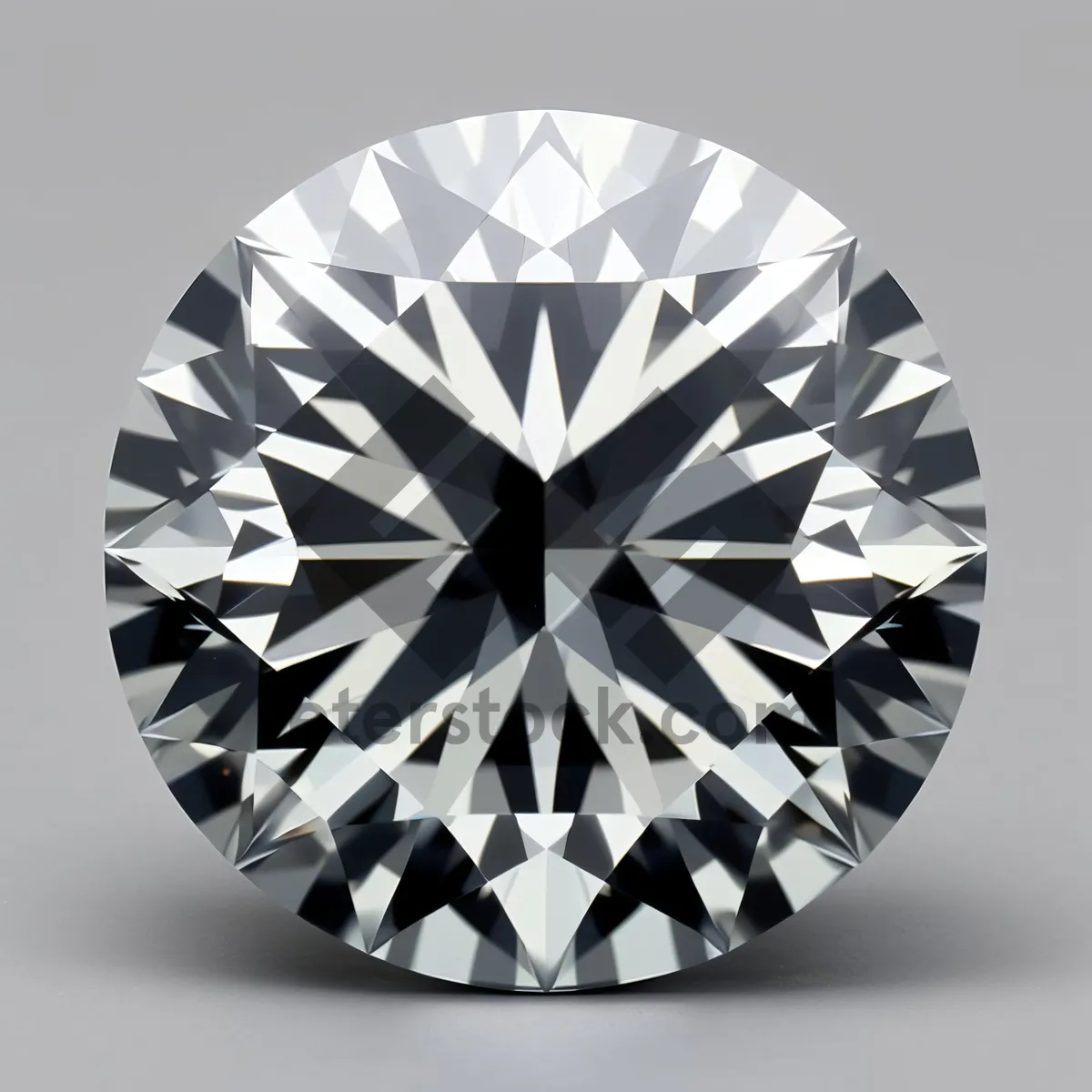 Picture of Shimmering Wealth: Brilliant Round Diamond Jewel