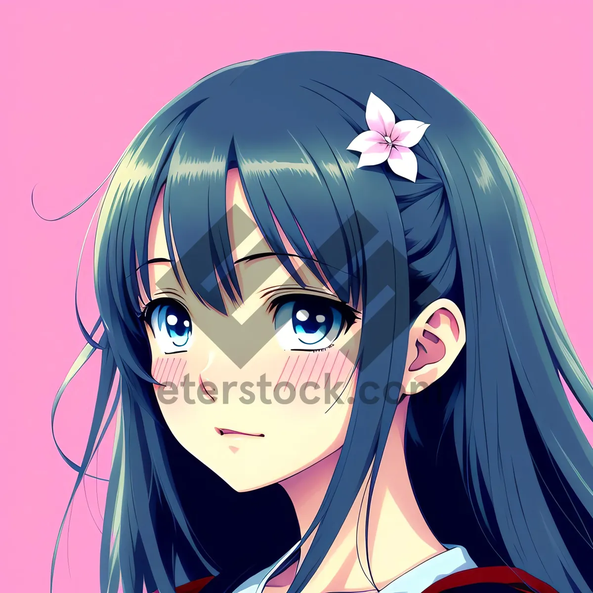 Picture of Smiling Woman Portrait