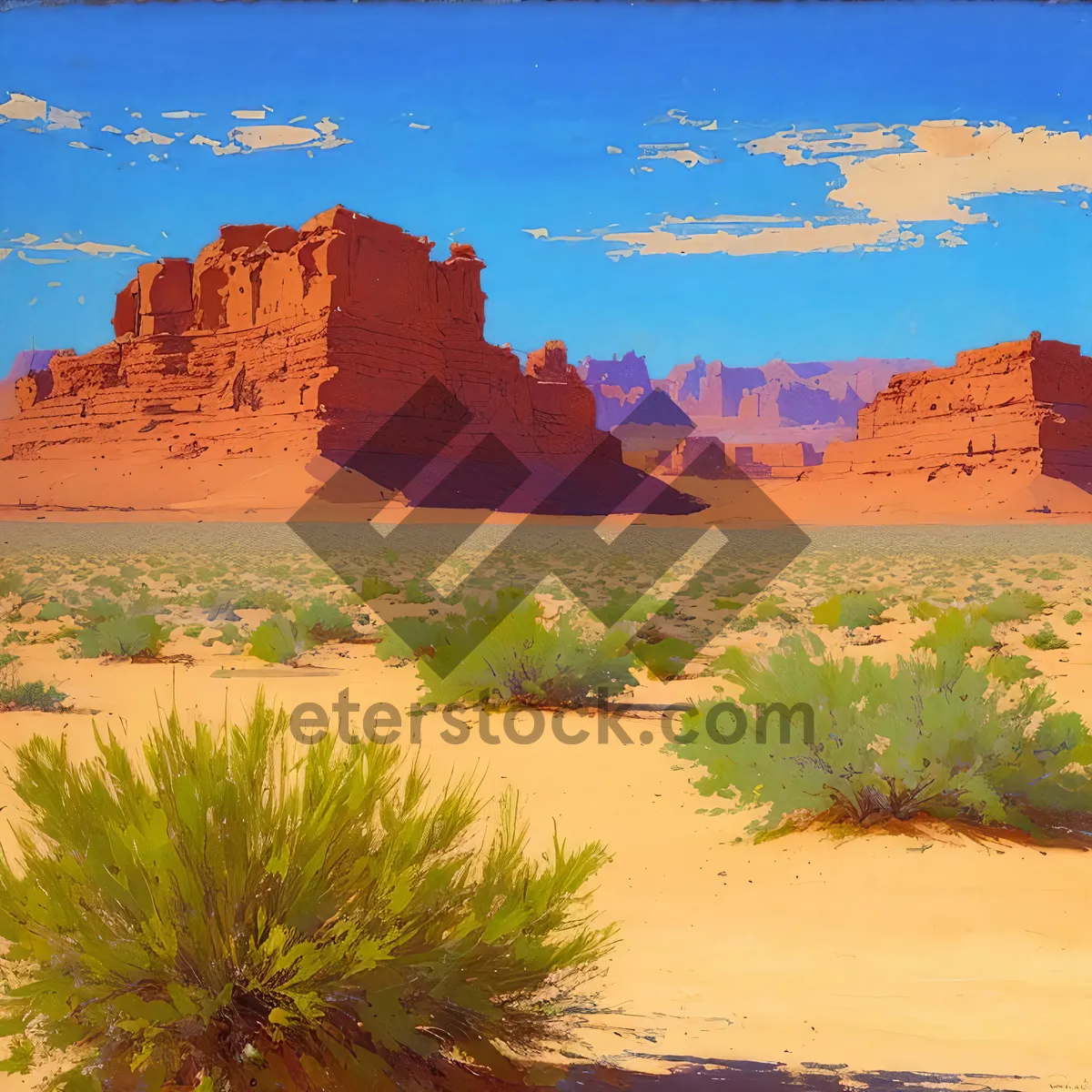 Picture of Majestic Desert Canyon Landscape