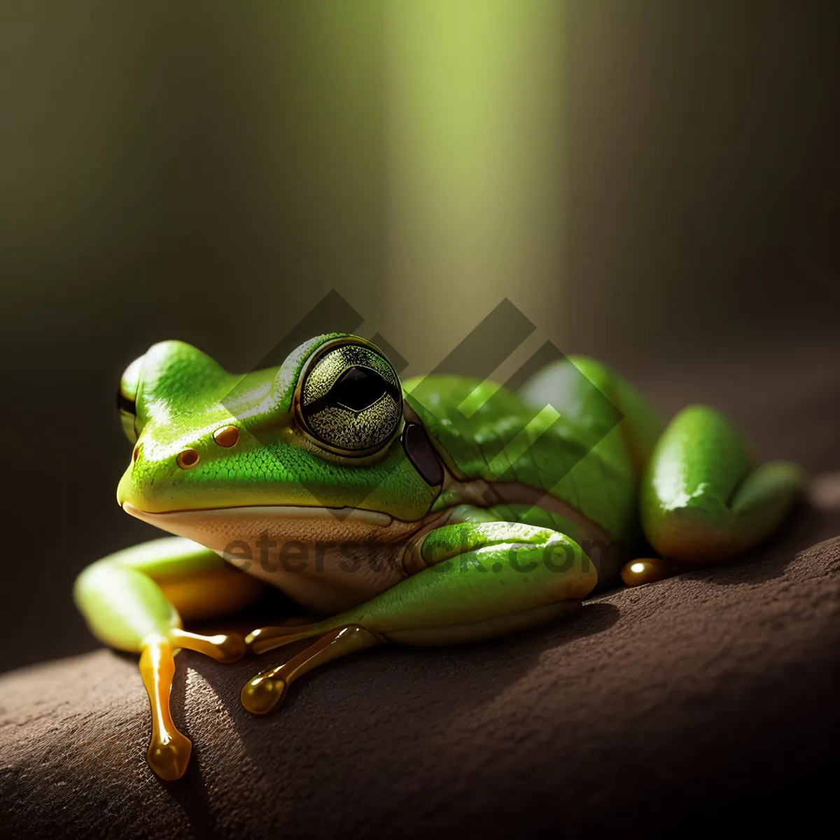 Picture of Bulging-Eyed Tree Frog - Wildlife Close-Up