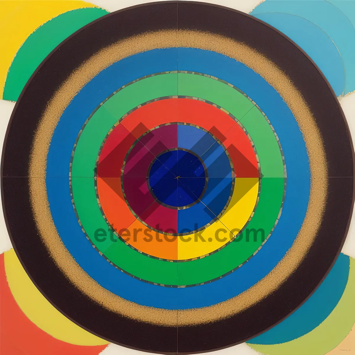 Picture of Colorful 3D Circle Balloon Symbol