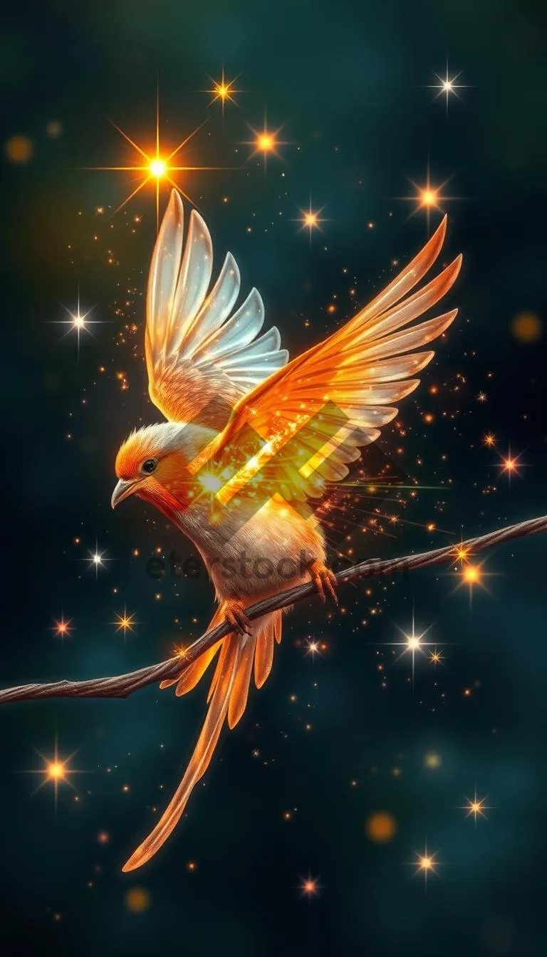 Picture of Angel Wing Ornament for Festive Lighting