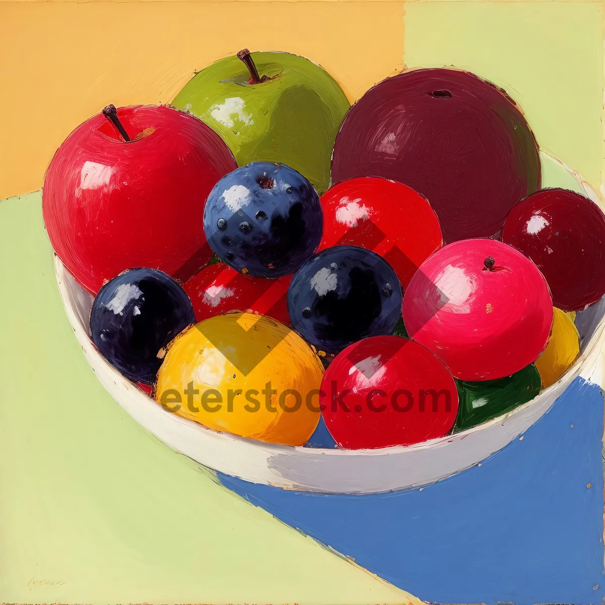 Picture of Fruity Billiards Fun: Colorful, Raisin Red Currant Round