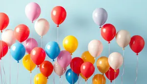 Bright and Colorful Birthday Balloon Decorations