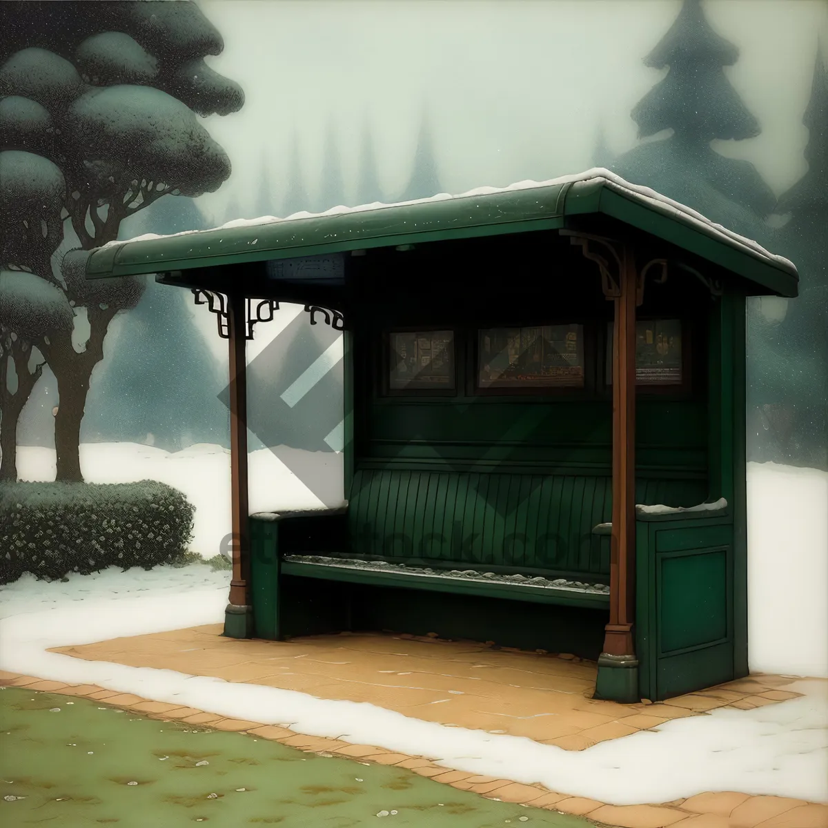 Picture of Wooden House with Beach View and Garage