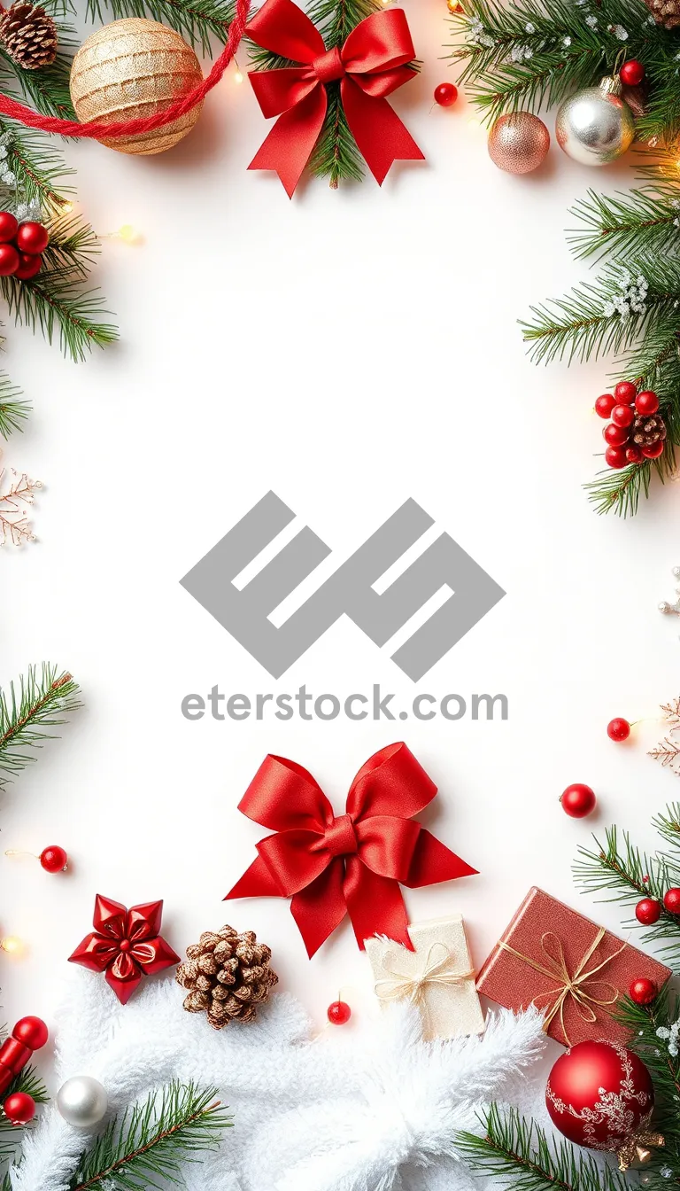 Picture of Winter Holly Greeting Card Decoration Greetings Evergreen