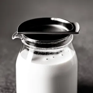 Healthy Milk in Glass Jar