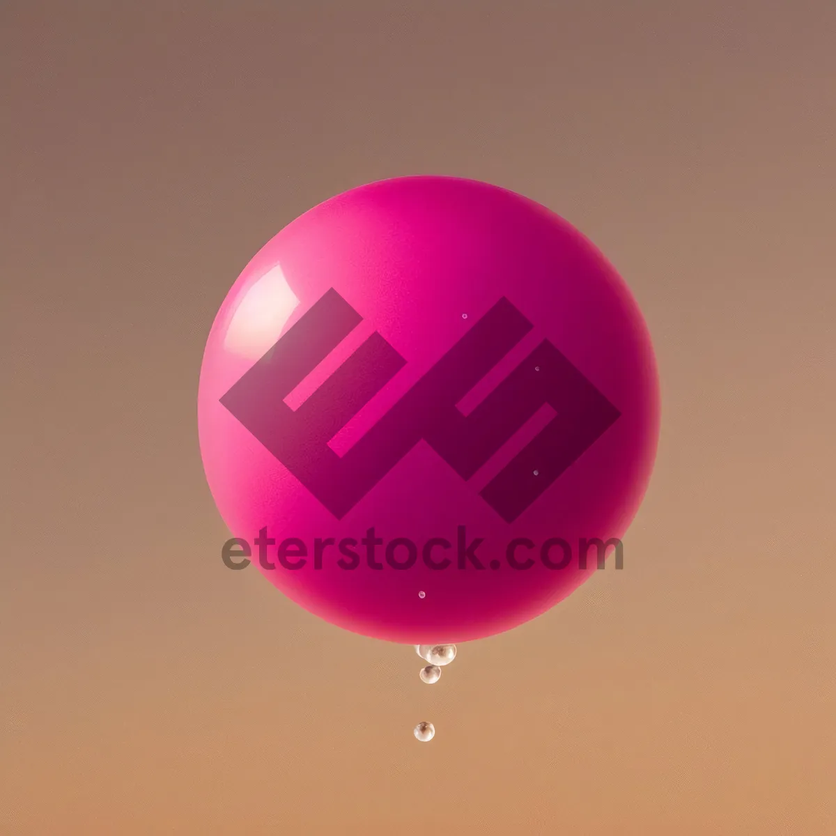 Picture of Joyful Celebration: Colorful Birthday Balloon Floats in Air