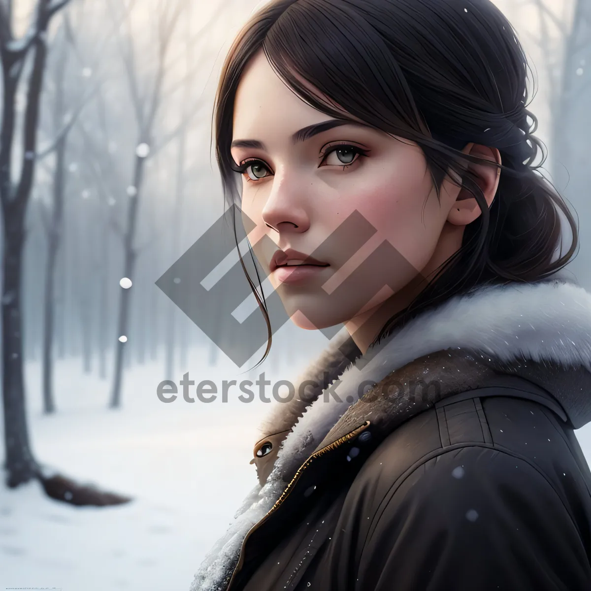 Picture of Stunning Smiling Lady - Fashionable and Alluring
