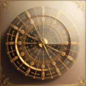 Vintage Magnetic Compass Clock for Precise Navigation