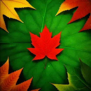 Vibrant Autumn Foliage: Maple, Oak, and Sumac Leaves