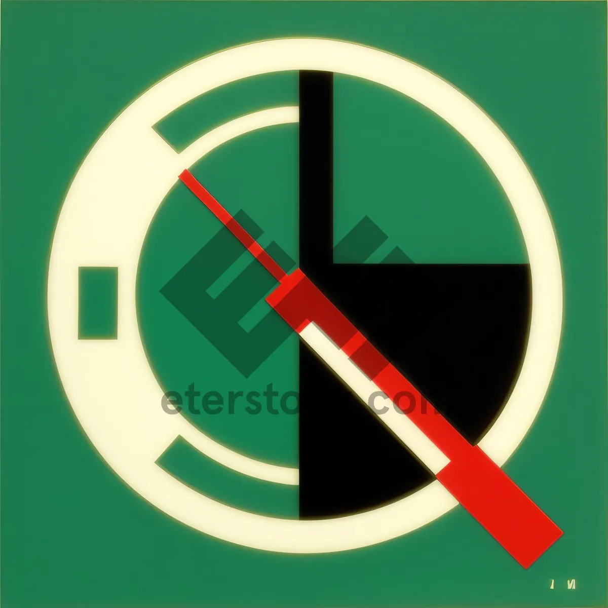 Picture of 3D Round Shiny Garbage Icon for Web Design