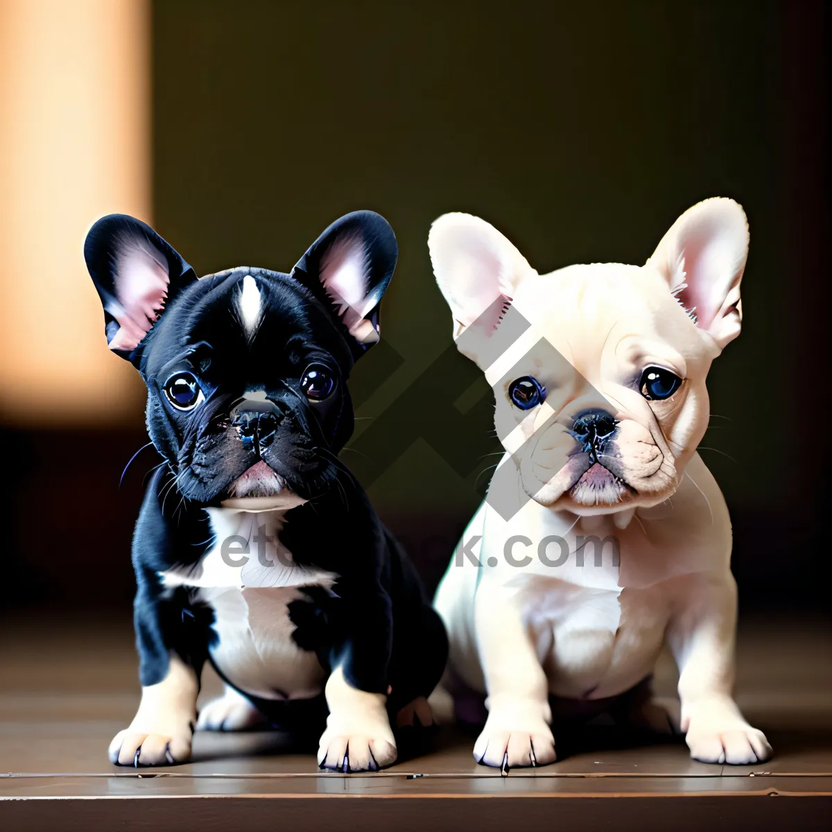 Picture of Introducing a lovable bulldog puppy, an irresistibly cute and wrinkled canine companion