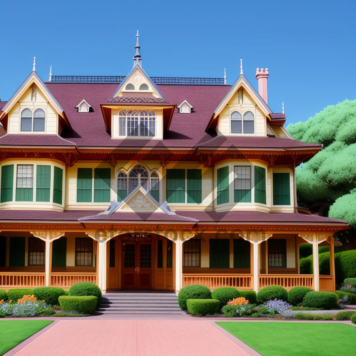 Picture of Old Villa with Majestic Skyline