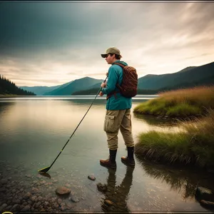 Outdoor Fishing Gear with Metal Detector