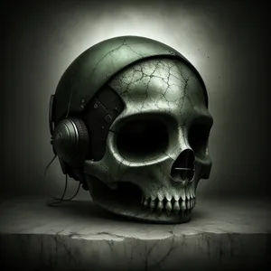 Skull Helmet: Deathly Protective Headgear and Pencil Sharpener