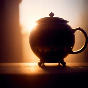 Traditional Teapot and Cup: A Perfect Brew