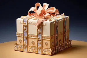 Gifting Box with Ribbon - Birthday Celebration Present