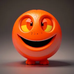 Smiling Jack-o'-Lantern - Festive Autumn Pumpkin Decor