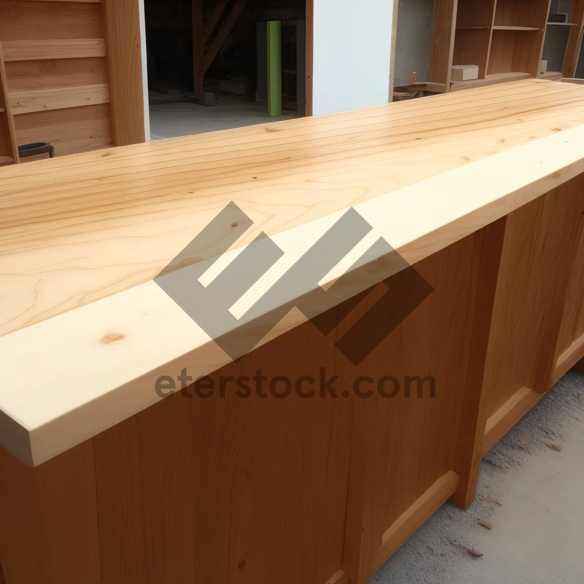 Picture of Modern Woodwork Buffet for Luxury Home Interiors