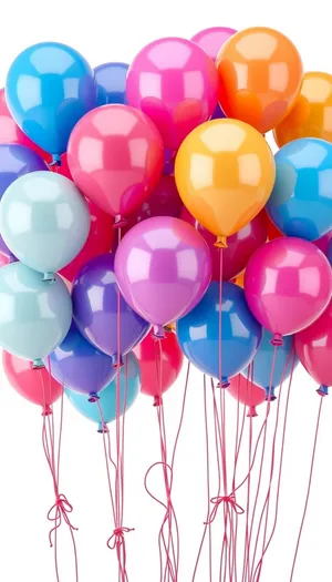 Colorful Birthday Balloon Set for Fun Celebration