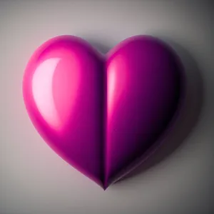 Shiny Glass Heart Icon