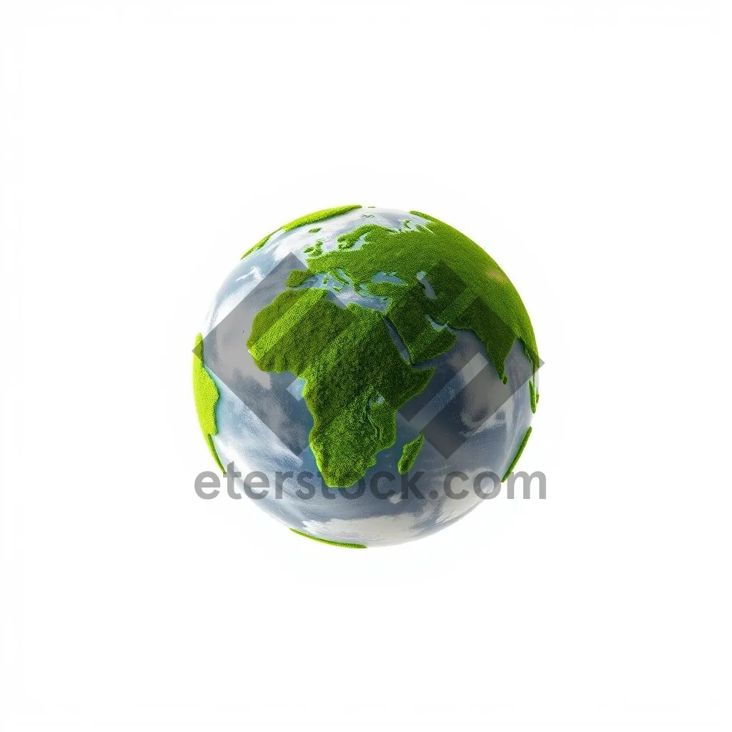 Picture of Global Glass Earth Icon Sphere Map