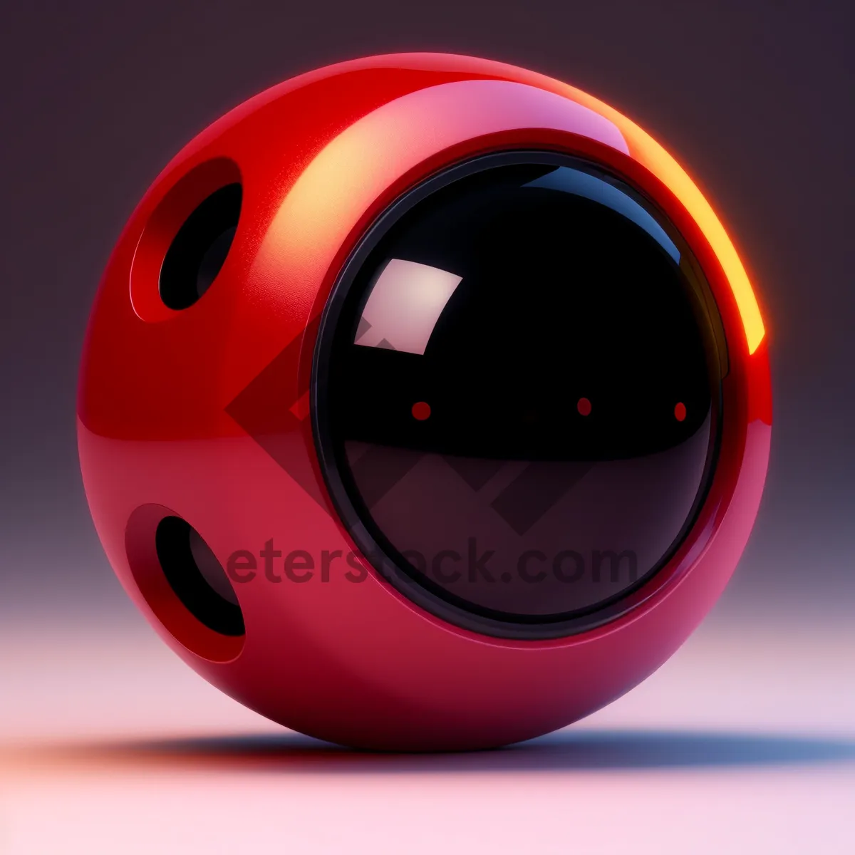 Picture of Cartoon Soccer Team Icon - 3D Ball Design
