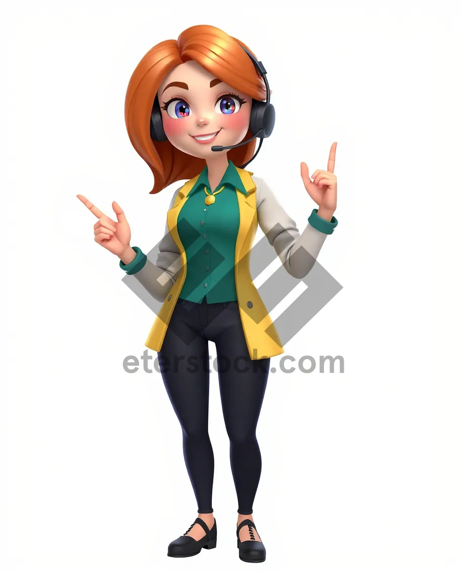 Picture of Cartoon Sorcerer Fun Art - Magical Wizard Illustration