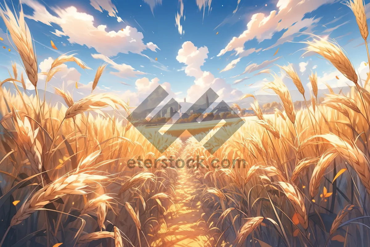 Picture of Fantasy Fractal Wallpaper in Yellow and Wheat