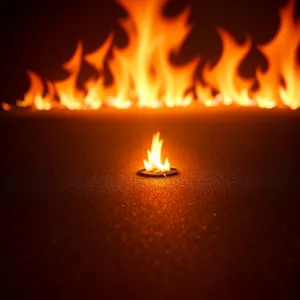 Fierce Flames: A Fiery Blaze Engulfs the Darkness
