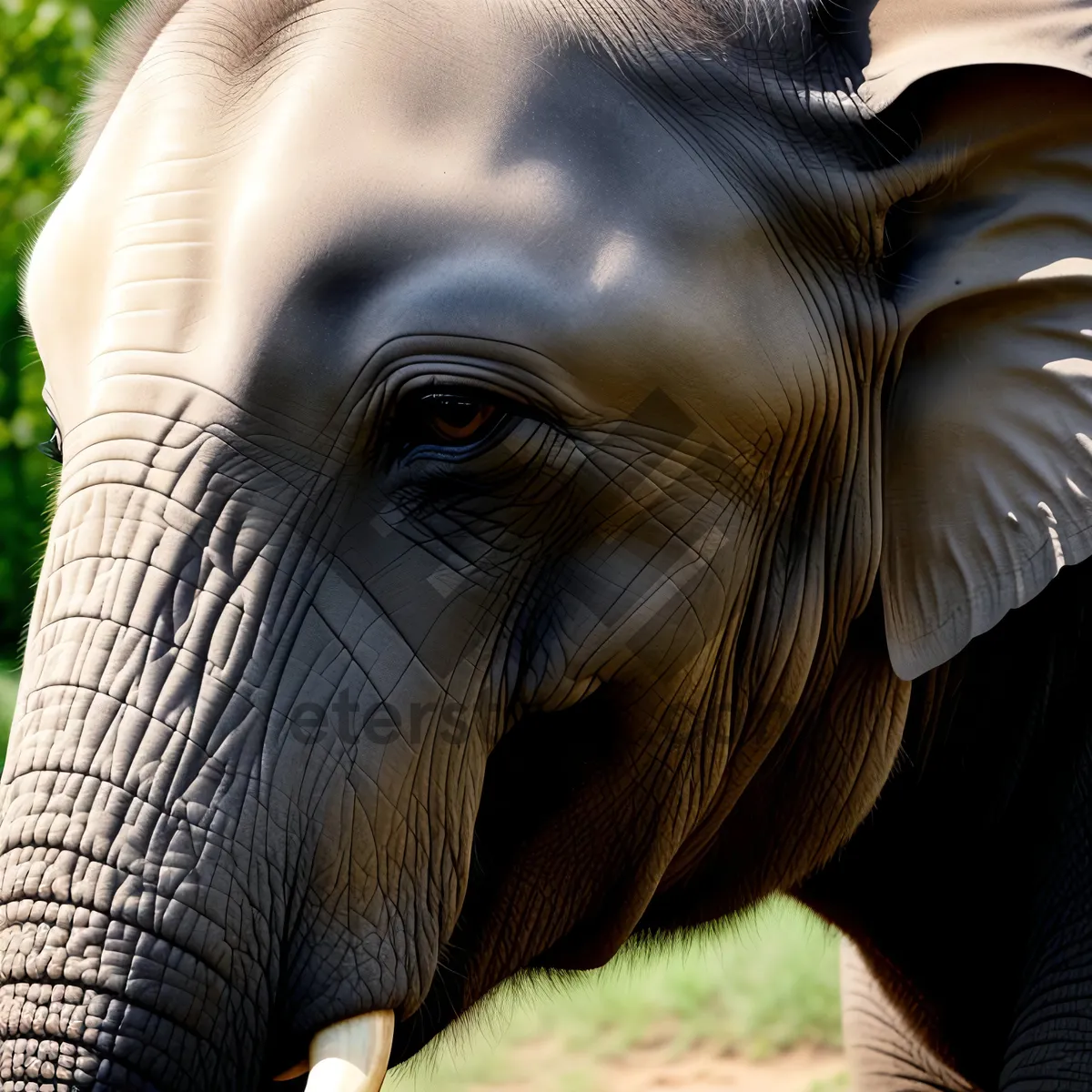 Picture of Majestic Safari Elephant in National Park