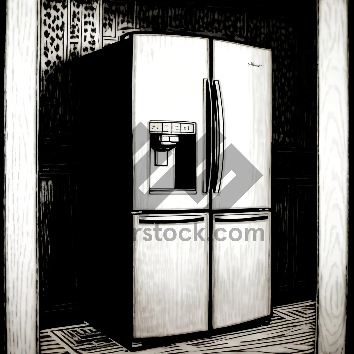 Picture of Modern Home Telephone and Pay-Phone on Wall