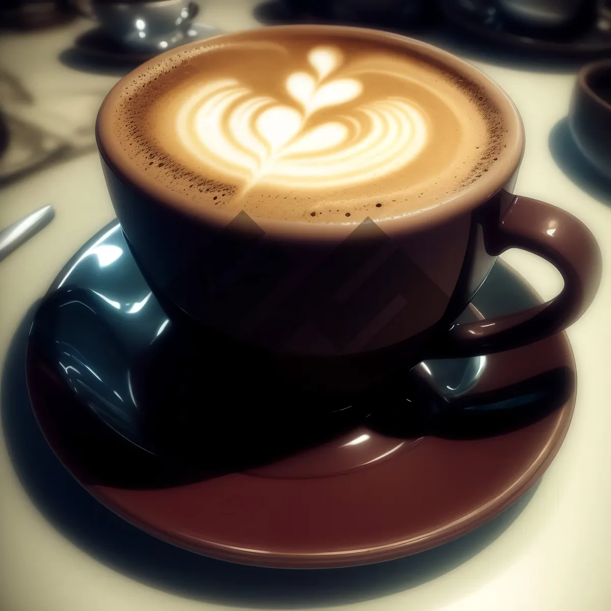 Picture of Morning Brew: Gourmet Dark Coffee on Table